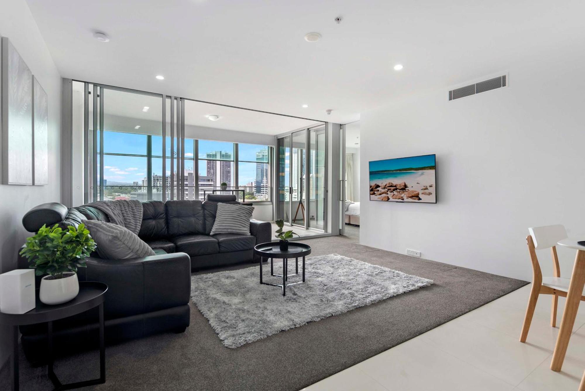 Q Tower At Surfers Paradise - Self Contained Apartments Gold Coast Eksteriør billede